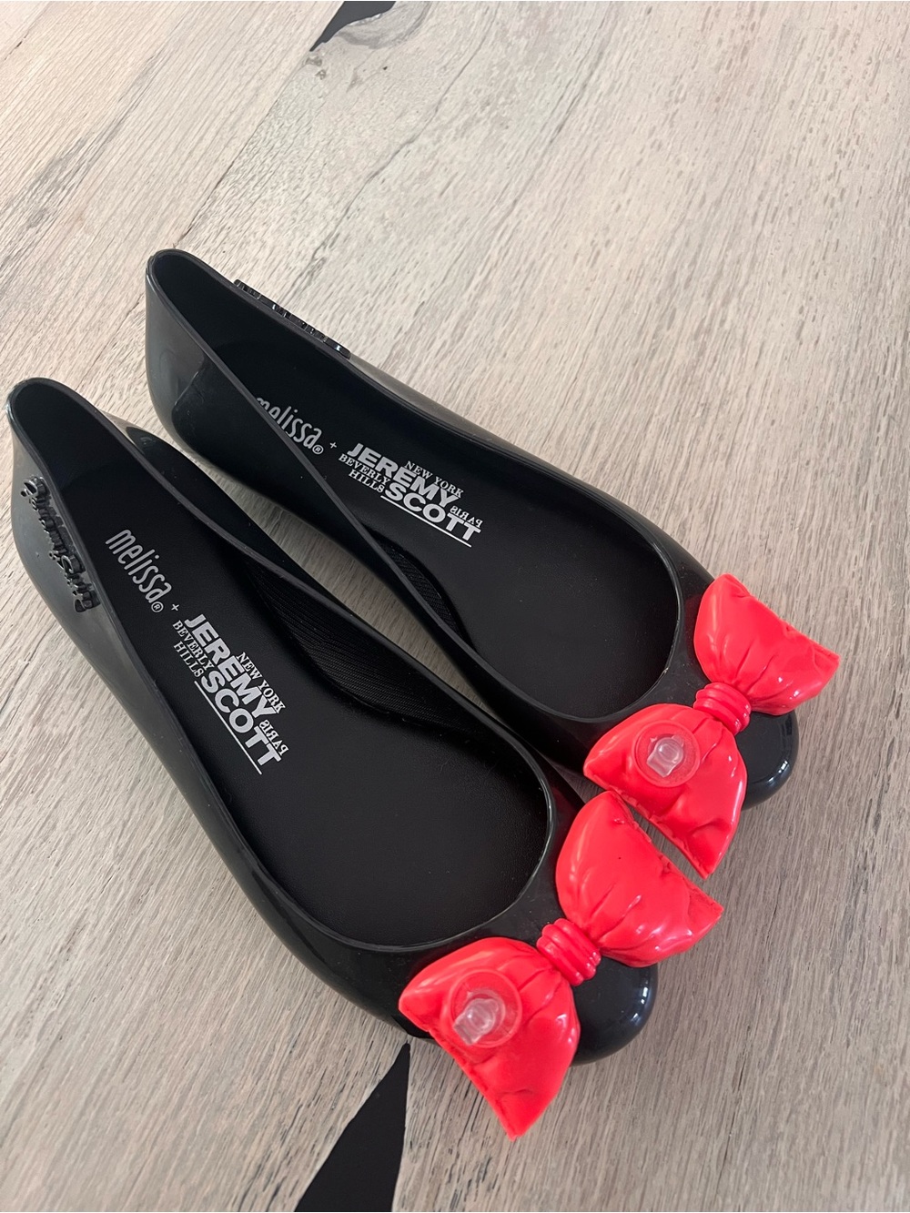 Melissa + Jeremy Scott "Space Love" Ballet Flats Women Size US5
